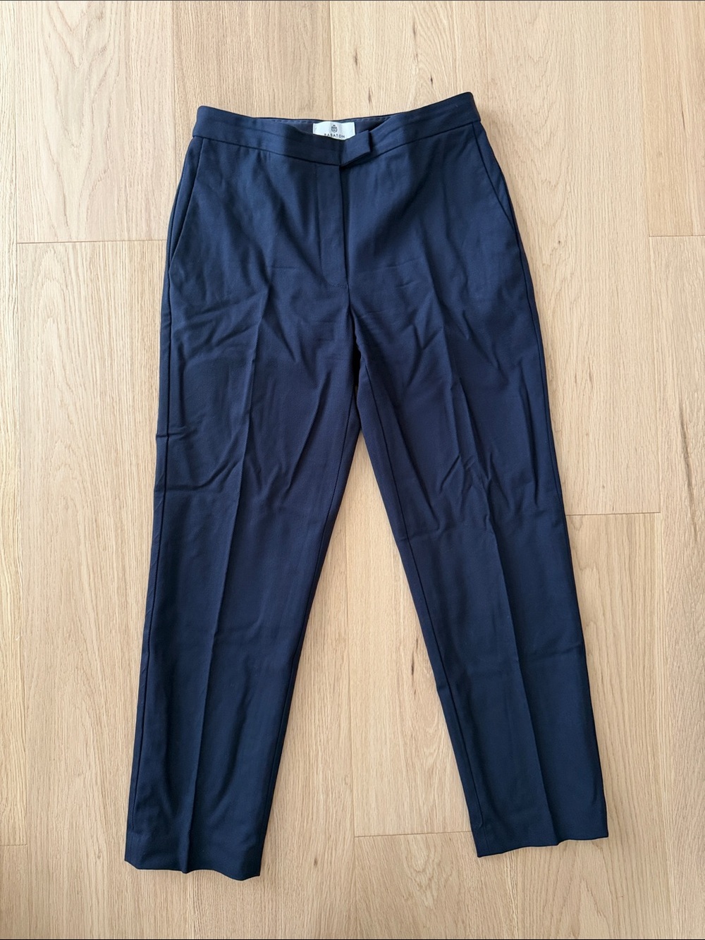 Aritzia Babaton Navy Dress Pants - Classic Tailored Trousers